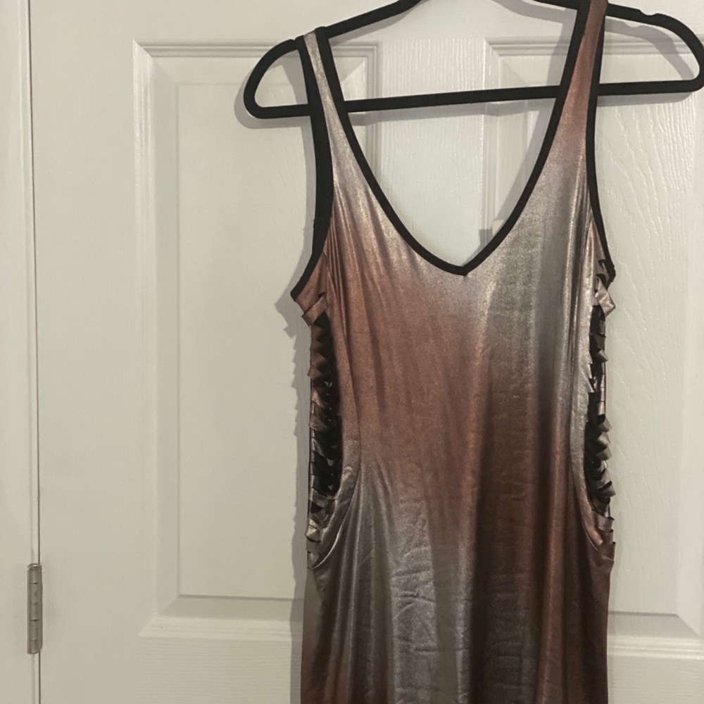 Metallic dress